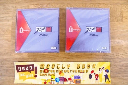 IOMEGA ZIP 250 Media 2-Pack - SEALED | NOS