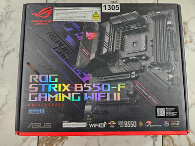 ASUS ROG Strix B550-F Gaming WiFi II Motherboard AMD Socket AM4 ATX DDR4 - NEW!