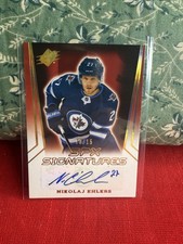 2021-22 SPx SPx Signatures Gold #SPXNE Nikolaj Ehlers Auto /15