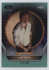 2024 Topps Chrome Star Wars Hyperspace Bespin Aqua Refractor /199 Han Solo 1d0h