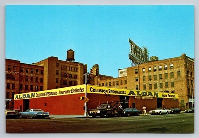 Vintage Aldan Auto Service Bronx NY Photochrome Postcard by Dexter Press