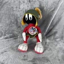 VTG 1993 w/ Tags Marvin the Martian Plush Looney Tunes 12" Stuffed Doll Toy 24K