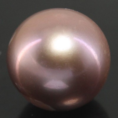 Genuine Natural South Sea Philippines Lavender Multi Color 15.00 MM Round Pearl