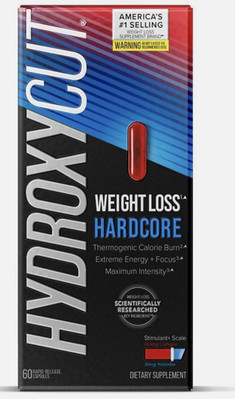 Hydroxycut Weight Loss Hardcore Supplement 60 Rapid Release Capsules 10/2028