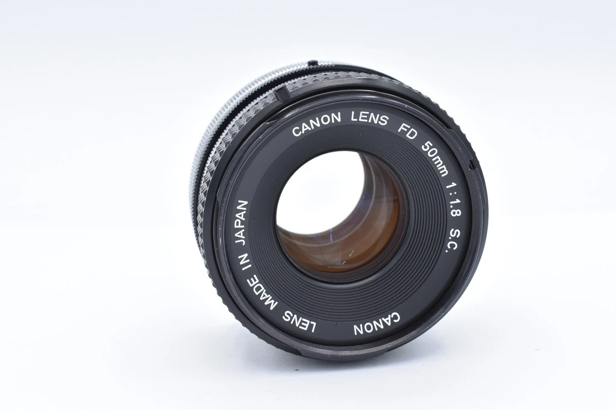 美品　完動品　CANON AV-1 NEW FD 50 1.8 Canon FD f/1.8 Camera Lenses 50mm Focal for sale | eBay