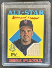 2023 Topps Mike Piazza 1988 35th Anniversary All-Stars Relics Bat Black #/199