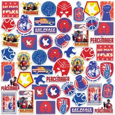 PEACEMAKER ICONIC VARIETY DIE CUT VINYL 50 CT STICKER PACK