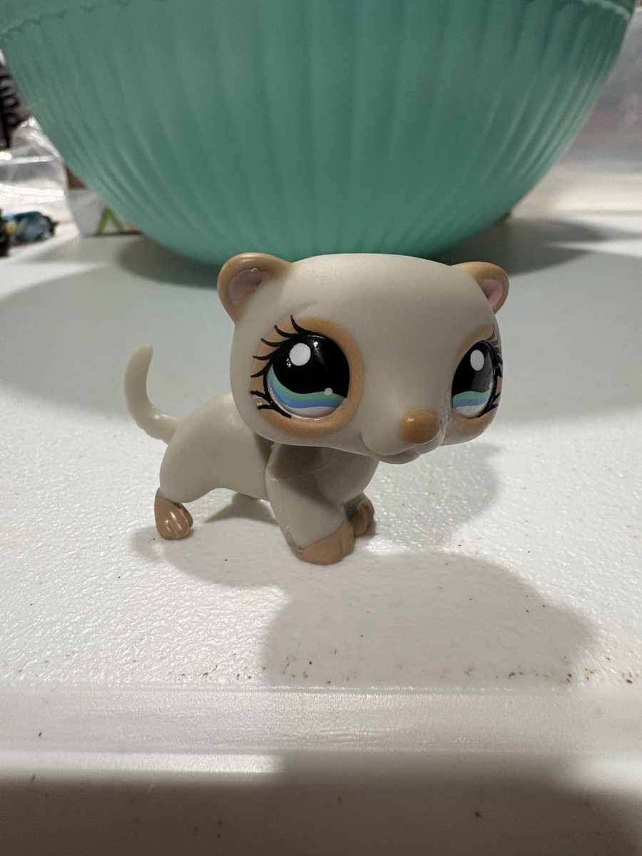 Littlest Pet Shop Ferret #1172 Grey Peach LPS | eBay
