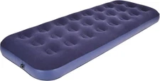 Single Size Air Mattress Inflatable Bed, Blow Up Single, Navy Blue 