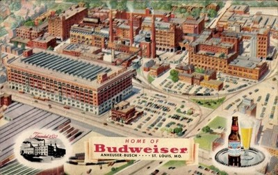Ak Saint Louis Missouri USA, Budweiser, Brauerei - 4777850