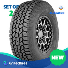 Set Of 2 New 25565r16 Yokohama Geolandar At4 G018 109h