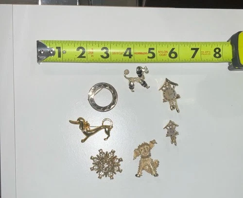 costume jewelry brooches pins lot vintage