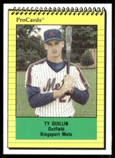 1991 ProCards Kingsport Mets TY QUILLIN RC METS BUHLER KS