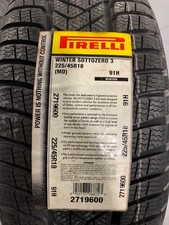 2 New 225 45 18 Pirelli Winter Sotto Zero 3 Snow Tires