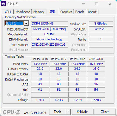Corsair Vengeance LPX 16GB (2x8GB) RAM DDR4 3200MHz CMK16GX4M2Z3200C16