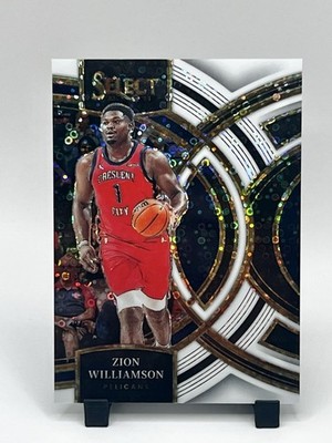 Zion Williamson /75 2023-24 Panini Select - Premier Level #165 White Disco Prizm