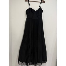 NEW Hutch Virginia Sleeveless Sweetheart A-Line Maxi Dress Black Size 2
