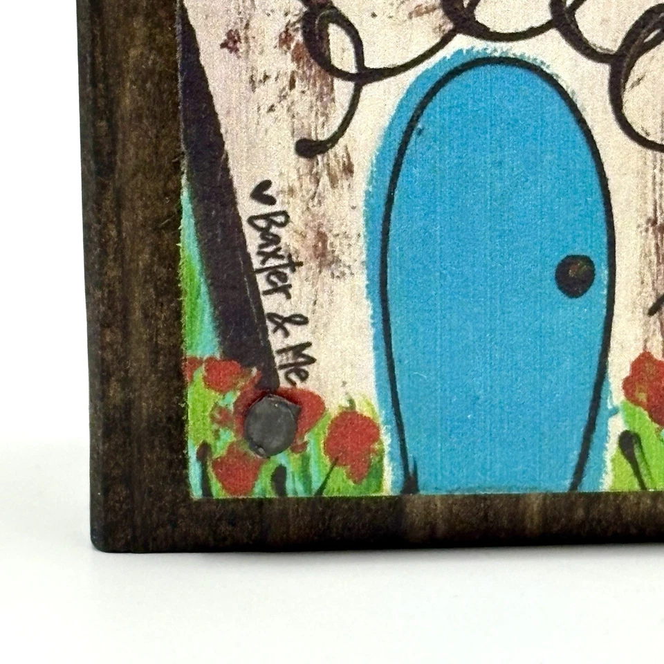 Baxter & Me Artist Block Wood Church “It Is Well With My Soul” Country Plaque - Image 4 of 4