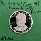 2013-S Presidential Dollar William Howard Taft Proof — photo from another recent sale
