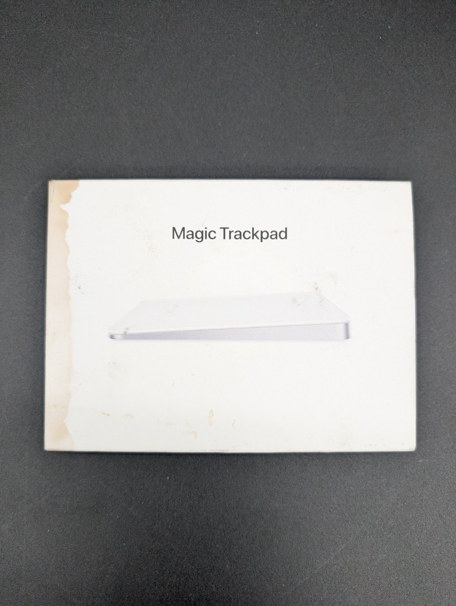 TESTED Apple White Magic Trackpad A1535 Wireless Bluetooth Multi