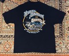 VINTAGE HARLEY DAVIDSON BAD TO THE BONE LONG ISLAND NY KNICKS BIKER T-SHIRT XL — photo 8