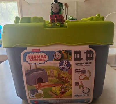 Thomas & Friends Toy Train Set, Percy s Connect & Build Track Bucket NEW 3+