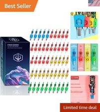 50 Sterile Tattoo Needles - Quality Cartridges for Artists  Enthusiasts