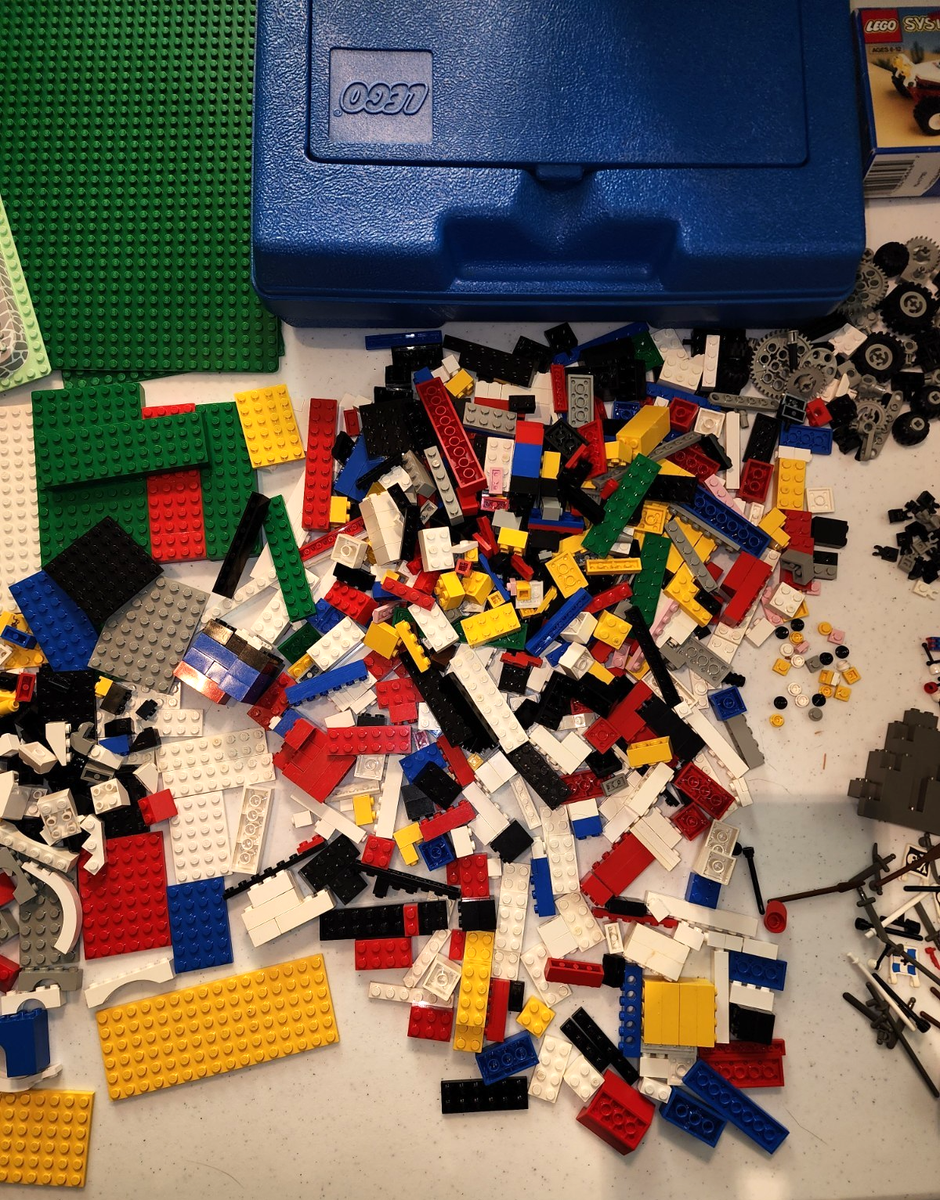 VINTAGE 80s 90s LEGO SET collection BOXES+MANUALS+Poolside