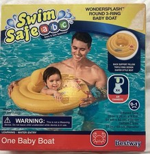 Bestway Swim Safe ABC Baby Float Boat Inflata...