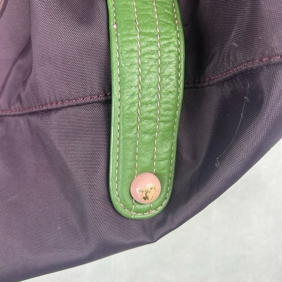 Y2K VTG Juicy Couture Her Majesty Purple Nylon Tote Handbag Adventures of G&P - Image 2 of 4