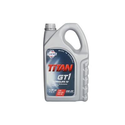 Motoröl FUCHS 602008091 TITAN GT1 LL IV 0W20 5L