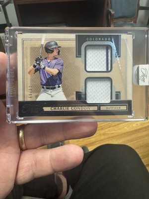 2025 Panini Three And Two Charlie Condon Prospect Dual Jerseys #1/49 / Rockies 