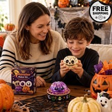 Halloween Glitter Dumpling Squishy Toy Mystery BHalind Box Bun Stress Relief Toy