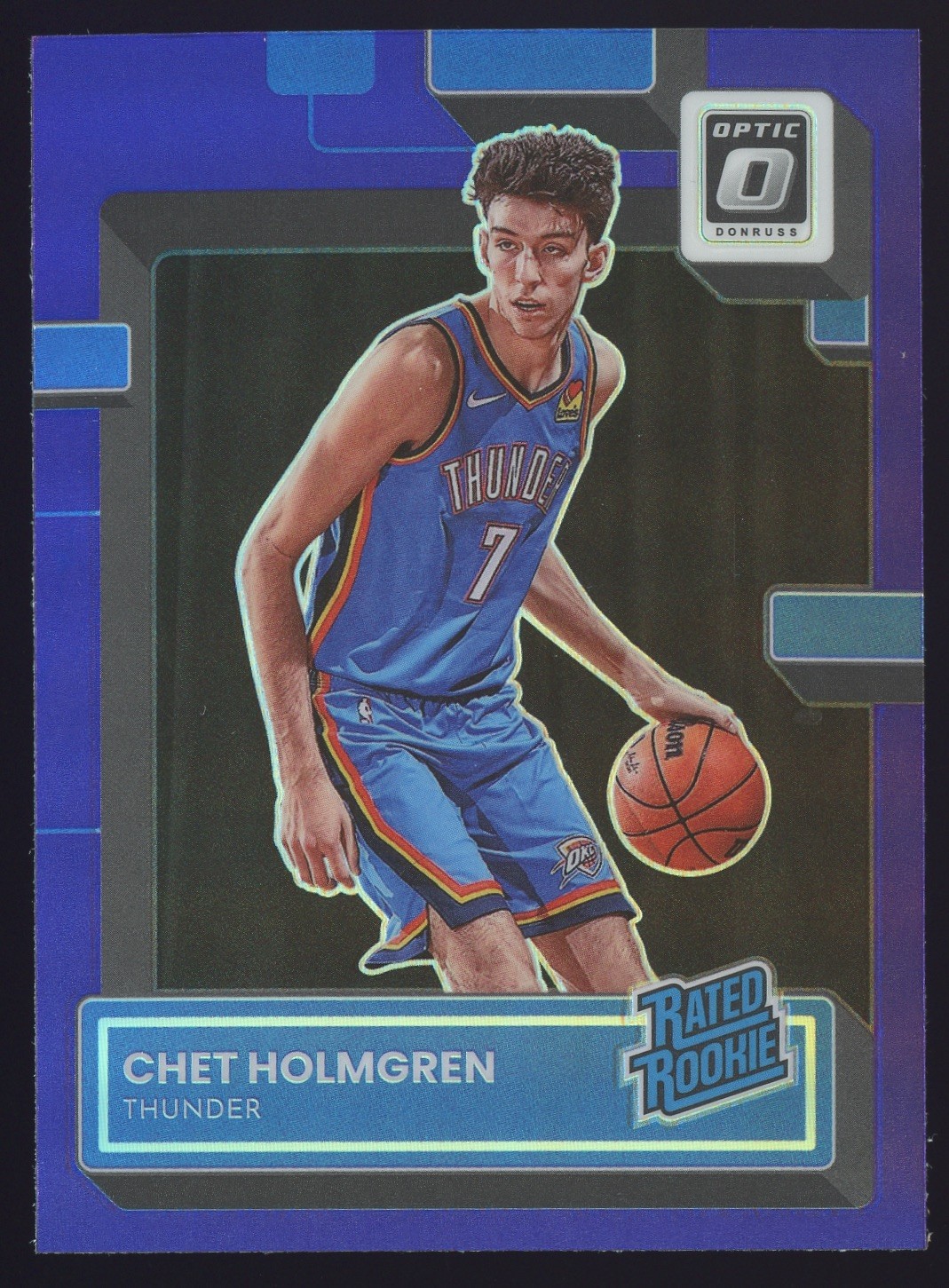 2022-23 Donruss Optic #208 Chet Holmgren Purple RC