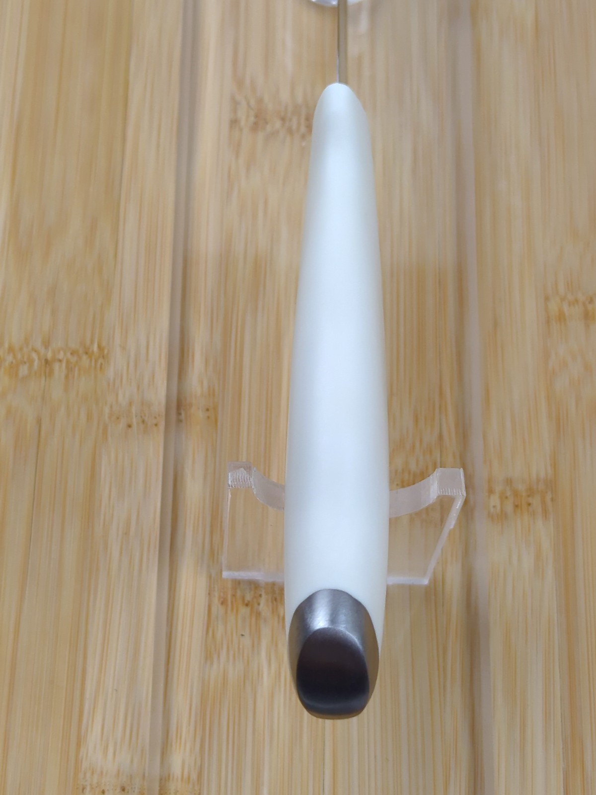 Cuisinart COLORPRO Collection 4.5" STEAK Knife, WHITE Handle w/ Silver Cap, NEW