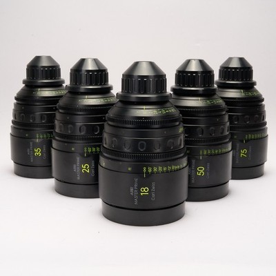 ARRI Master Prime Lens Kit 18mm 25mm 35mm 50mm 75mm T1.3 (Free Shipping)