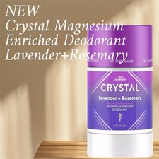 Crystal Magnesium Enriched Deodorant Lavender Rosemary
