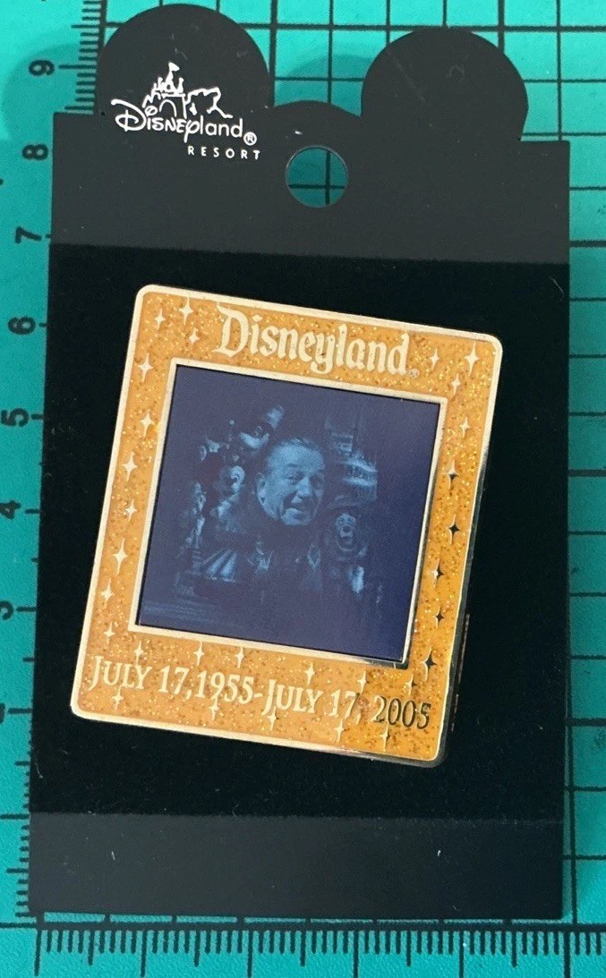 Walt Disney Imgagineering pin, framed picture of Walt Disney Pin