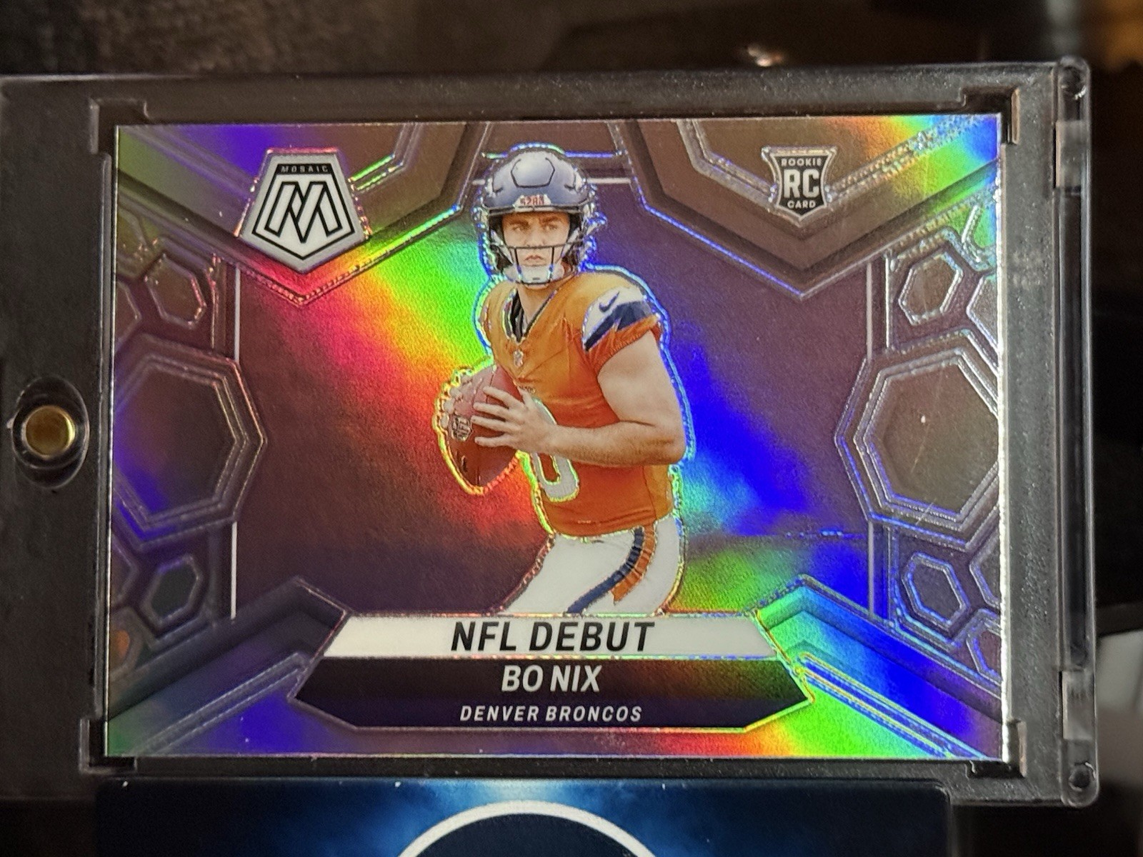 2024 Panini Mosaic - NFL Debut Bo Nix #271 Silver Prizm (RC)
