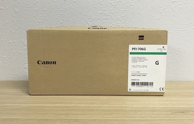 2023 GENUINE CANON 700ml GREEN INK TANK PFI-706G IPF8300/IPF9400 NEW SEALED