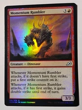 Foil Momentum Rumbler MTG,  Ikoria Lair of Behemoths, NM