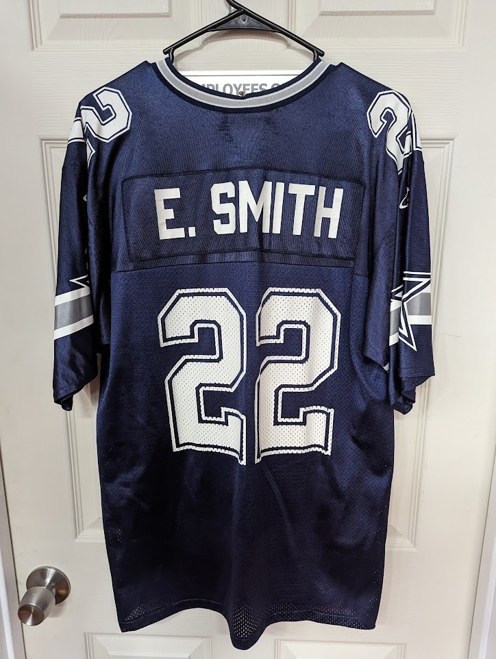 Vintage Logo Athletic Emmitt Smith #22 Dallas Cowboys Jersey Mens
