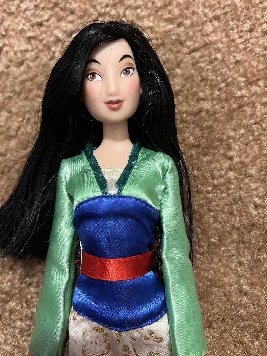 Disney Mulan Classic Doll – 11 ½ Inches• No Shoes • Flaw In Dress