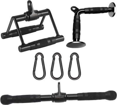 Cable Attachments for Home Gym, Made of Heavy Duty Solid Steel, LAT Pulldown Att