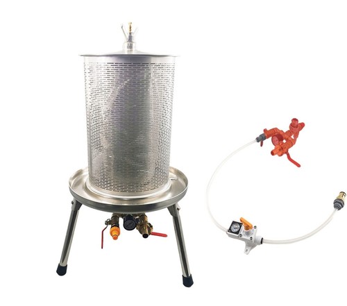 20L Stainless Steel Hydro-Press With Water Regulator for apple & Fruit press - Picture 2 of 12