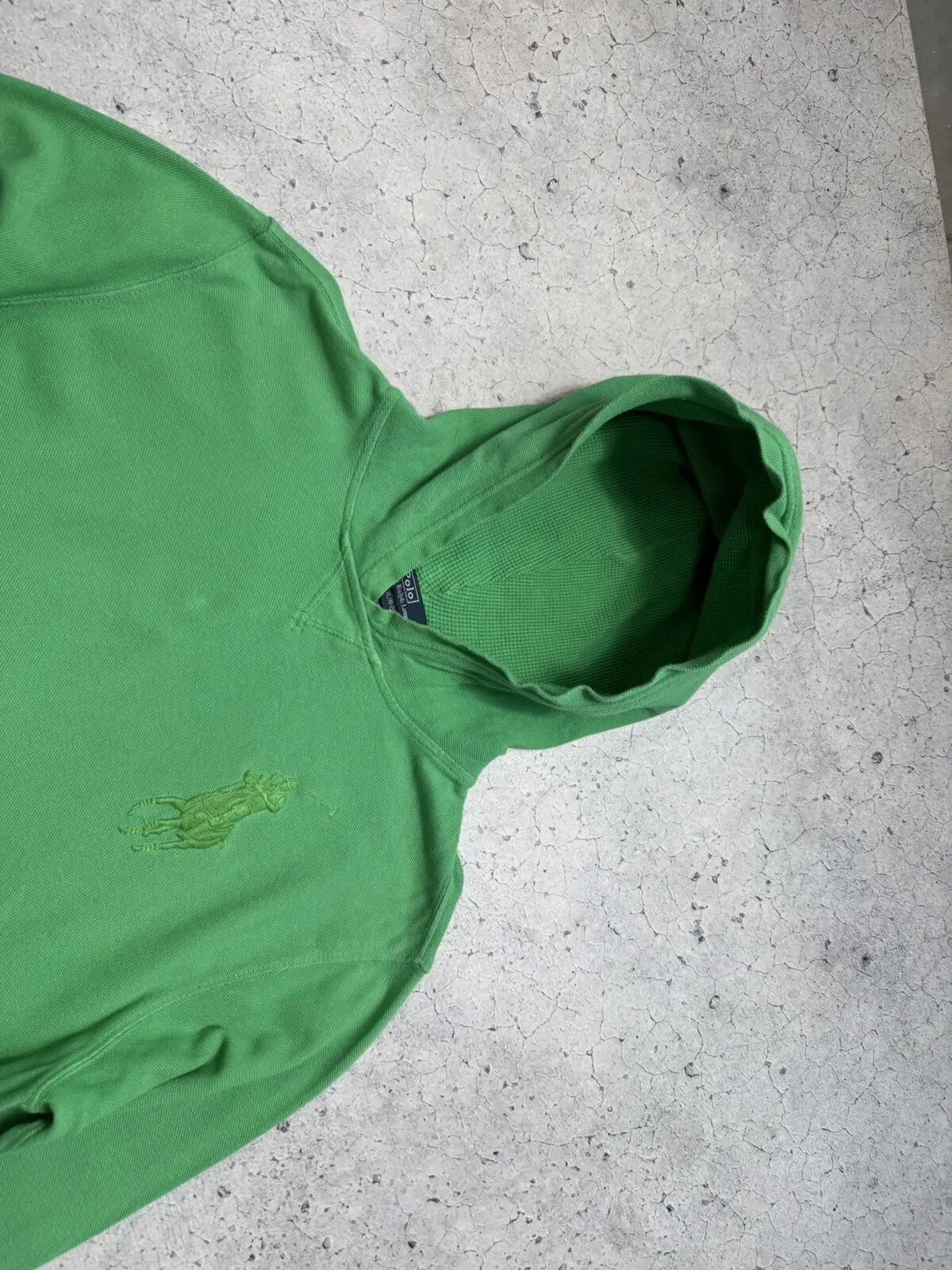 Polo Ralph Lauren Big Pony Vintage Felpa con Cappuccio Y2K PRL