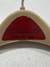 VTG Peer Gordon Ltd. Pepper Pike, Ohio MCM Hollywood Regency Coat Clothes Hanger