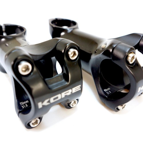 Kore Durox 1-1/8" Stem Clamp 31.8mm MTB Road Bike Stem Length: 75-90mm Black - Picture 4 of 11
