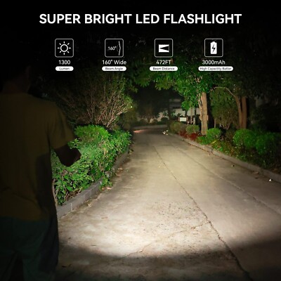 Wurkkos FC11 EDC LED Flashlights Rechargeable 90CRI Max 1300Lumen