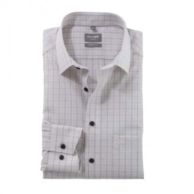Mens Olymp Grey Shirt 1016 64 22